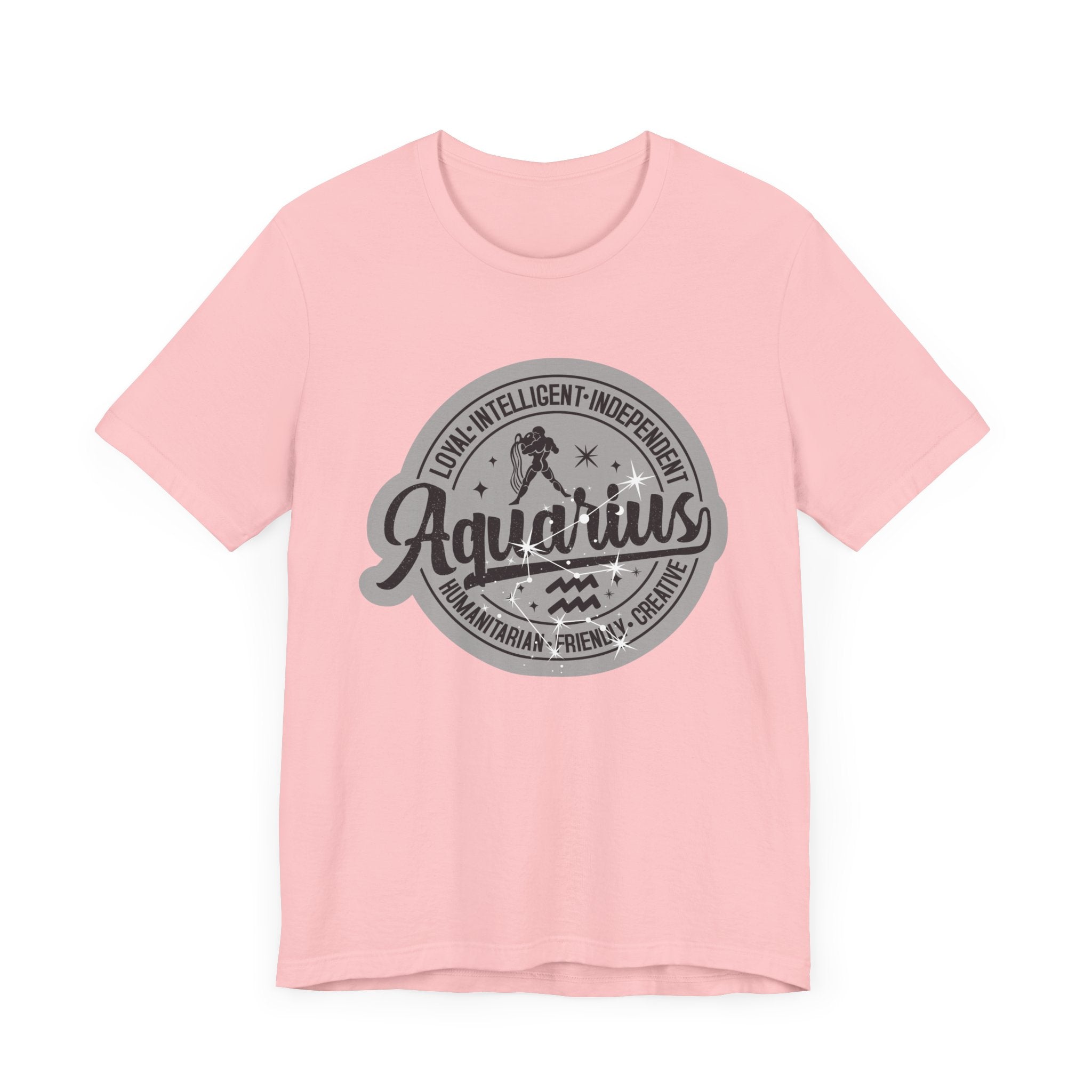 Aquarius Zodiac Unisex Casual Classic Jersey Short Sleeve Tee